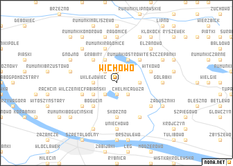 map of Wichowo