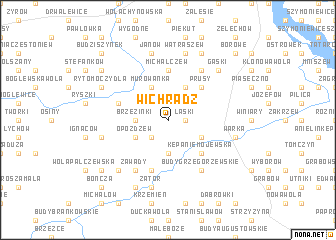 map of Wichradz