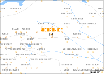 map of Wichrowice