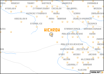 map of Wichrów