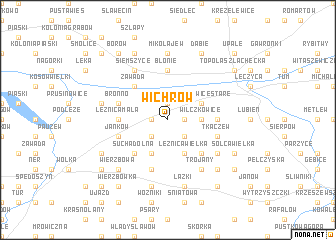 map of Wichrów