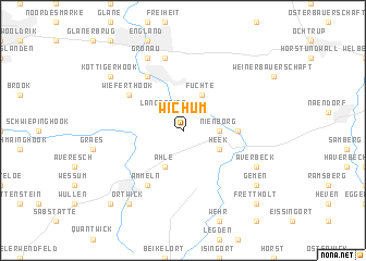 map of Wichum