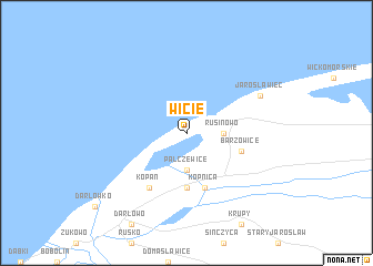 map of Wicie