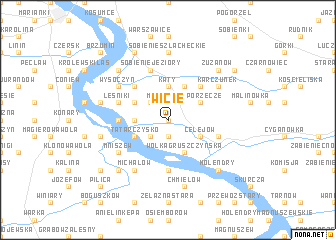 map of Wicie