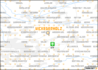 map of Wickederholz