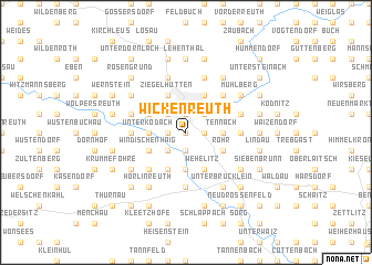 map of Wickenreuth