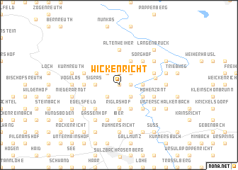 map of Wickenricht