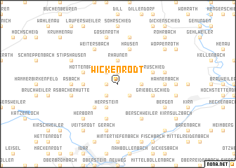 map of Wickenrodt