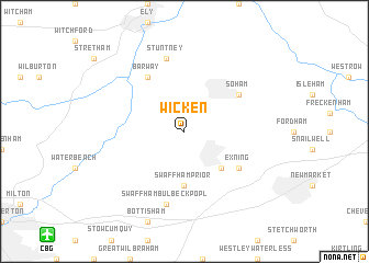 map of Wicken