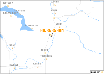 map of Wickersham