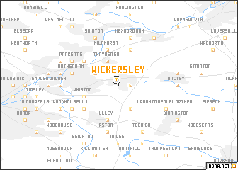 map of Wickersley