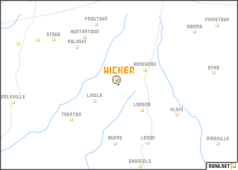 map of Wicker