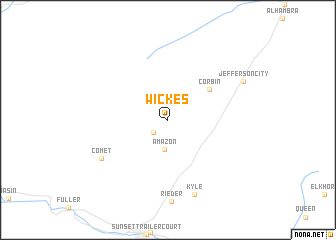 map of Wickes