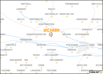 map of Wickham
