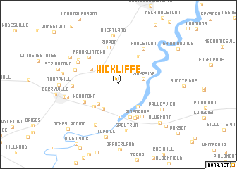 map of Wickliffe