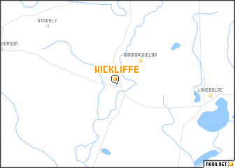 map of Wickliffe