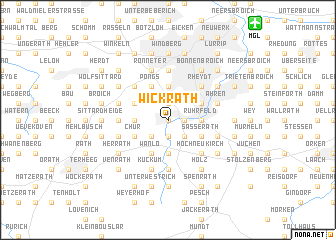 map of Wickrath