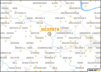 map of Wickrath