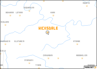 map of Wicksdale