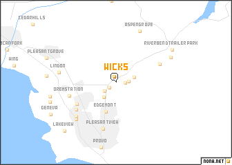 map of Wicks