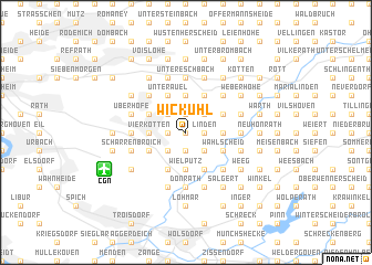 map of Wickühl