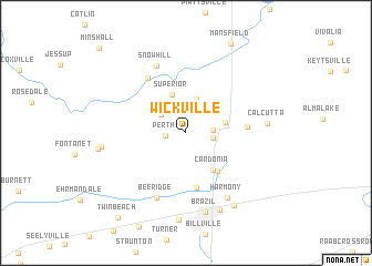 map of Wickville