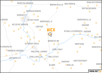 map of Wick