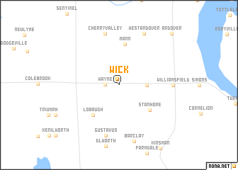 map of Wick