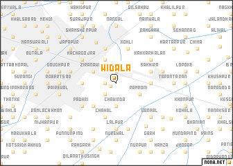 map of Widāla