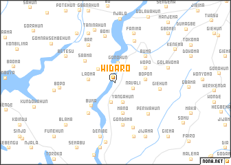 map of Widaro