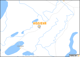 map of Widgiewa