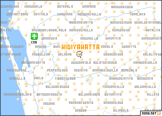 map of Widiyawatta