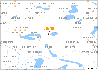 map of Widno