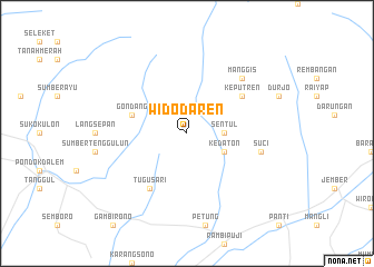 map of Widodaren