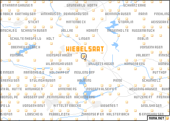 map of Wiebelsaat