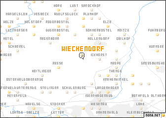 map of Wiechendorf