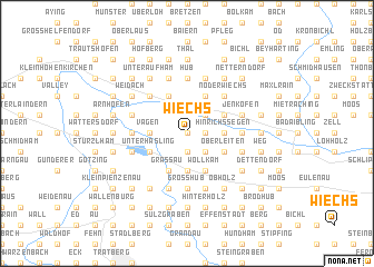 map of Wiechs