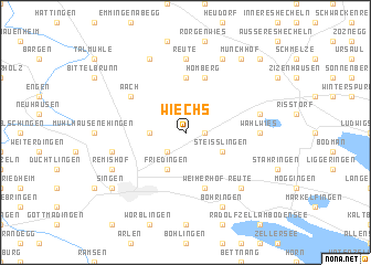 map of Wiechs