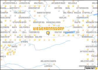 map of Wiedemannsdorf