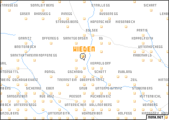 map of Wieden