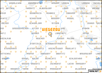 map of Wiederau