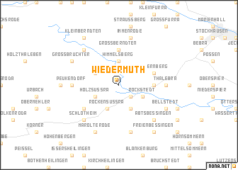 map of Wiedermuth