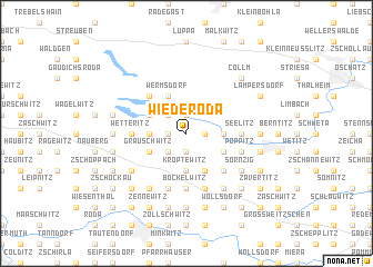 map of Wiederoda