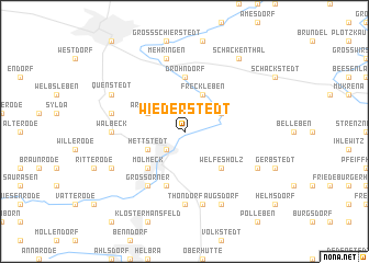 map of Wiederstedt