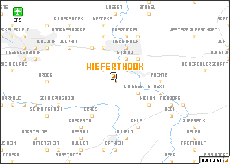 map of Wieferthook