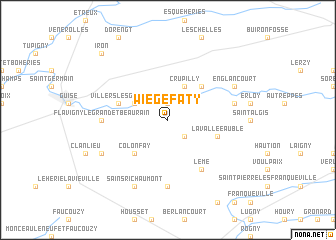 map of Wiège-Faty