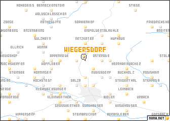 map of Wiegersdorf