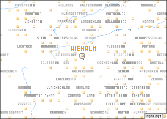 map of Wiehalm