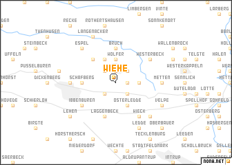 map of Wiehe