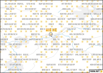 map of Wiehe